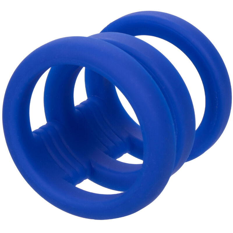 CALEXOTICS - ADMIRAL TRIPLE COCK CAGE BLUE - NOCTURNA DESIRES