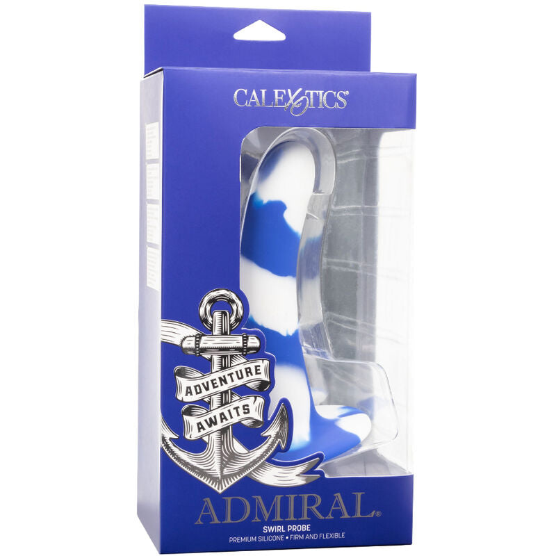 CALEXOTICS - ADMIRAL SWIRL DILDO FLEXIBLE - NOCTURNA DESIRES