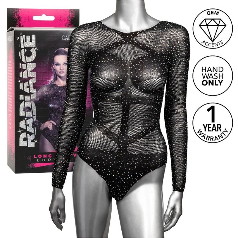 CALEXOTICS - RADIANCE LONG SLEEVE BODYSUIT RHINE - NOCTURNA DESIRES