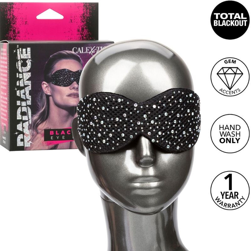 CALEXOTICS - RADIANCE BLACKOUT RHINE EYE MASK - NOCTURNA DESIRES