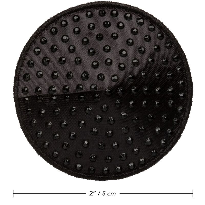 CALEXOTICS - RADIANCE ROUND SHAPE JEWEL NIPPLE COVERS - NOCTURNA DESIRES