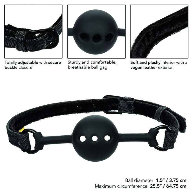 CALEXOTICS - BOUNDLESS BREATHABLE BALL GAG - NOCTURNA DESIRES
