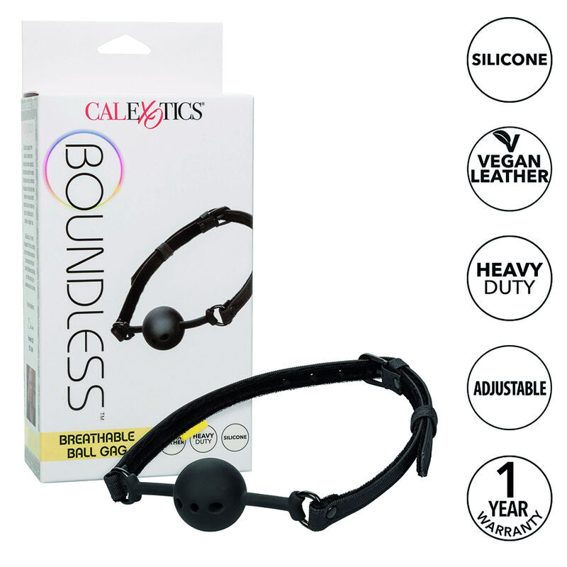 CALEXOTICS - BOUNDLESS BREATHABLE BALL GAG - NOCTURNA DESIRES