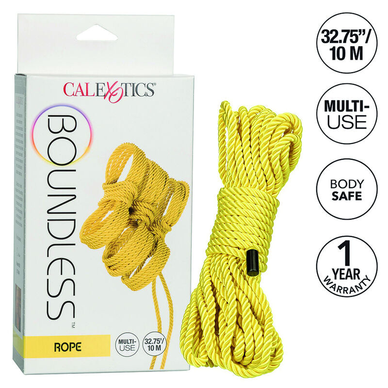 CALEXOTICS - BOUNDLESS ROPE 10M YELLOW - NOCTURNA DESIRES