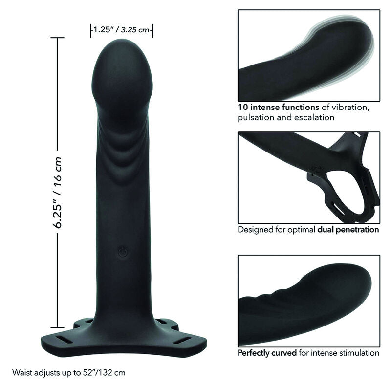CALEXOTICS - BOUNDLESS RECHARGABLE MULTI-PORPUSE ARNESS - NOCTURNA DESIRES