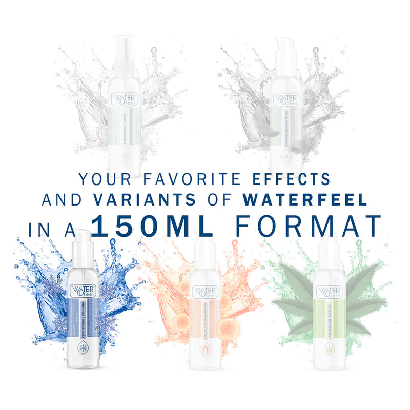 WATERFEEL - COLD EFFECT LUBRICANT 150 ML - NOCTURNA DESIRES