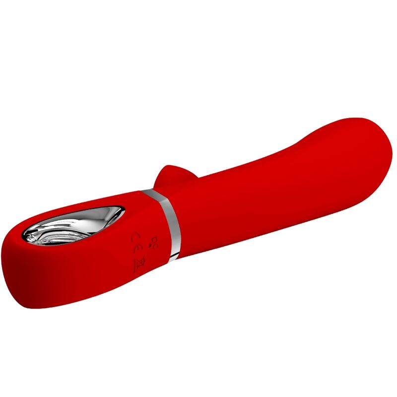 PRETTY LOVE - THOMAS MULTIFUNCTION G-SPOT VIBRATOR RED - NOCTURNA DESIRES
