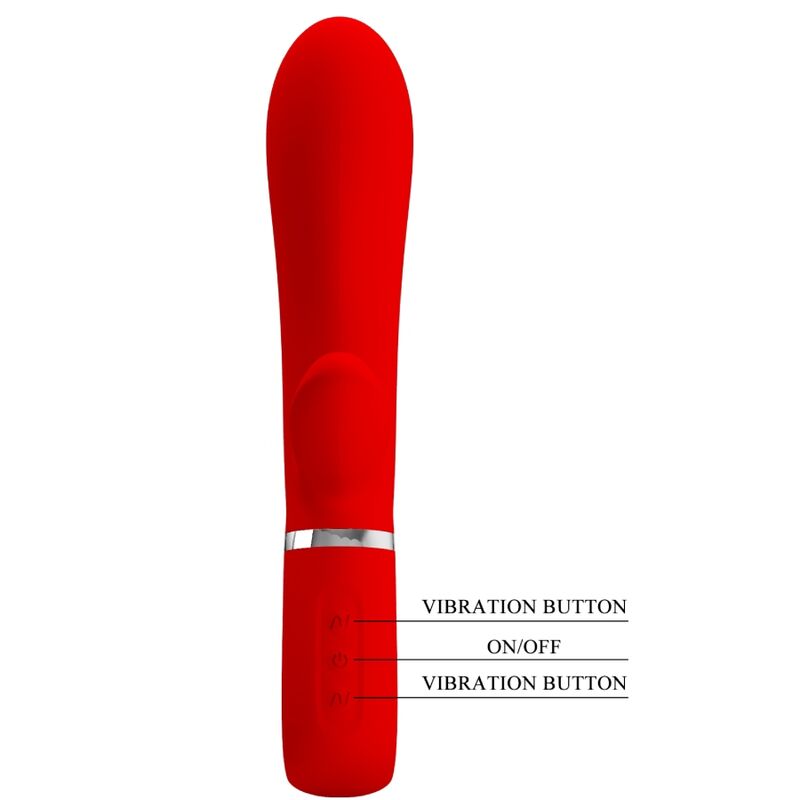 PRETTY LOVE - THOMAS MULTIFUNCTION G-SPOT VIBRATOR RED - NOCTURNA DESIRES