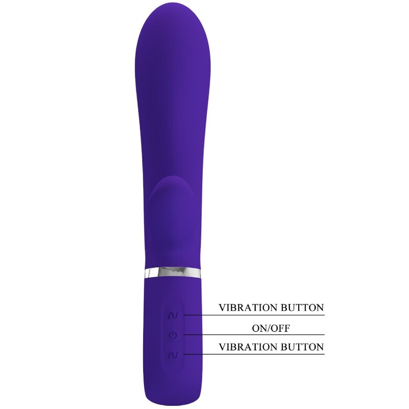 PRETTY LOVE - THOMAS MULTIFUNCTION G-SPOT VIBRATOR PURPLE - NOCTURNA DESIRES