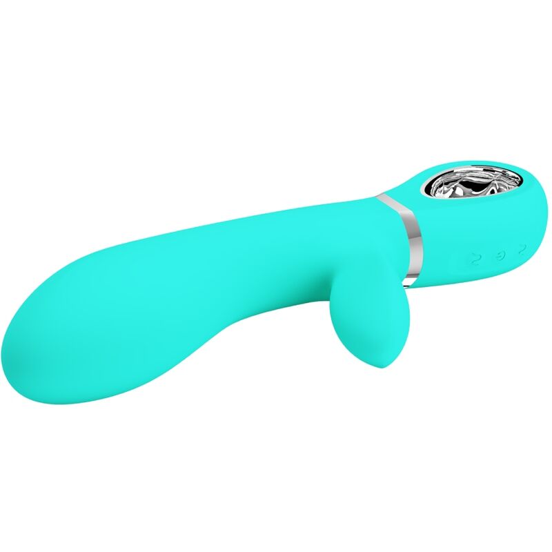 PRETTY LOVE - THOMAS MULTIFUNCTION G-SPOT VIBRATOR AQUA GREEN - NOCTURNA DESIRES