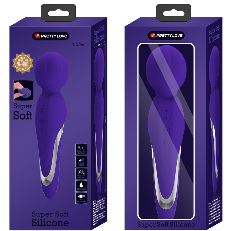 PRETTY LOVE - WALTER VIBRATOR WAND PURPLE - NOCTURNA DESIRES