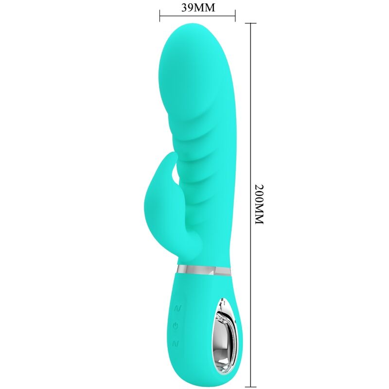 PRETTY LOVE - PRESCOTT MULTIFUNCTION G-SPOT VIBRATOR AQUA GREEN - NOCTURNA DESIRES