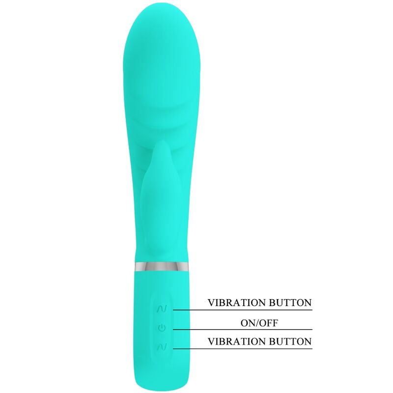 PRETTY LOVE - PRESCOTT MULTIFUNCTION G-SPOT VIBRATOR AQUA GREEN - NOCTURNA DESIRES