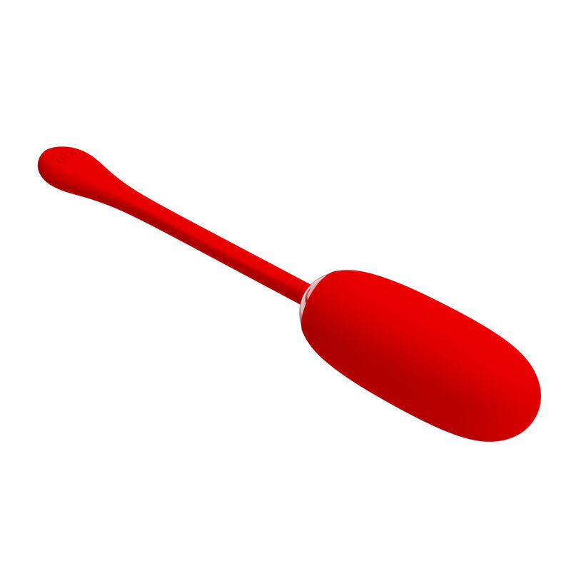 PRETTY LOVE - JULIUS WATERPROOF-RECHARGEABLE VIBRATING EGG RED - NOCTURNA DESIRES