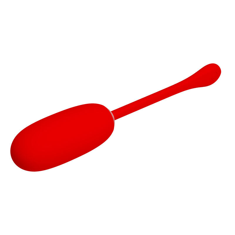 PRETTY LOVE - JULIUS WATERPROOF-RECHARGEABLE VIBRATING EGG RED - NOCTURNA DESIRES