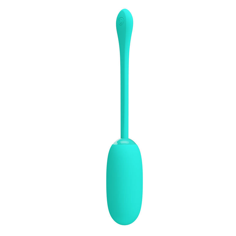 PRETTY LOVE - JULIUS WATERPROOF-RECHARGEABLE VIBRATING EGG AQUA GREEN - NOCTURNA DESIRES