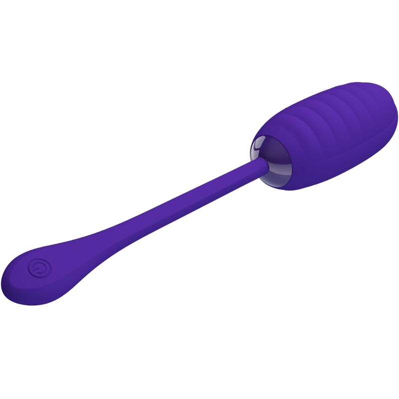 PRETTY LOVE - KIRK RECHARGEABLE VIBRATING EGG PURPLE - NOCTURNA DESIRES
