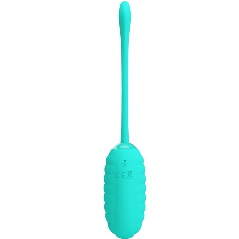 PRETTY LOVE - KIRK RECHARGEABLE VIBRATING EGG AQUA GREEN - NOCTURNA DESIRES