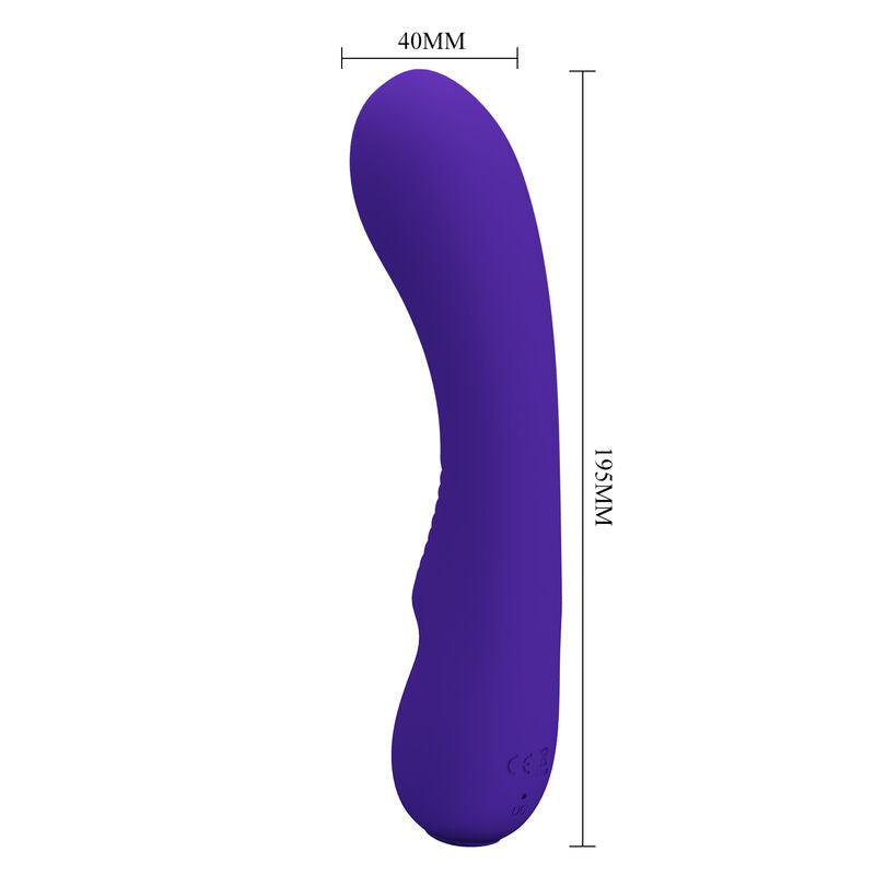 PRETTY LOVE - PRESCOTT RECHARGEABLE VIBRATOR PURPLE - NOCTURNA DESIRES