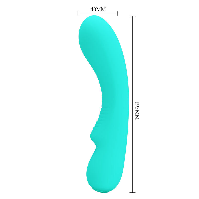 PRETTY LOVE - PRESCOTT RECHARGEABLE VIBRATOR AQUA GREEN - NOCTURNA DESIRES