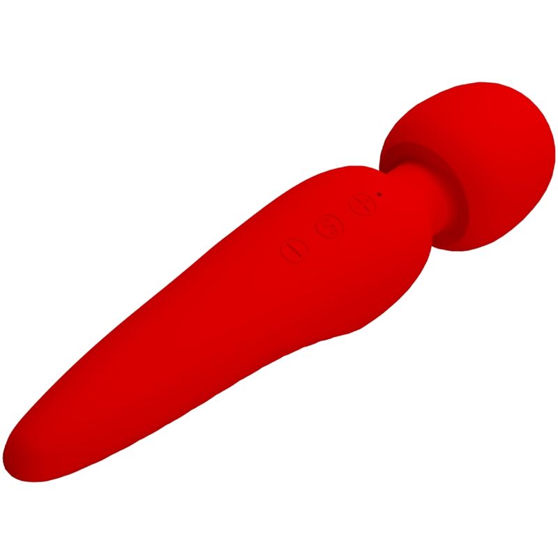 PRETTY LOVE - MEREDITH MASSAGER 12 VIBRATION MODES RED - NOCTURNA DESIRES