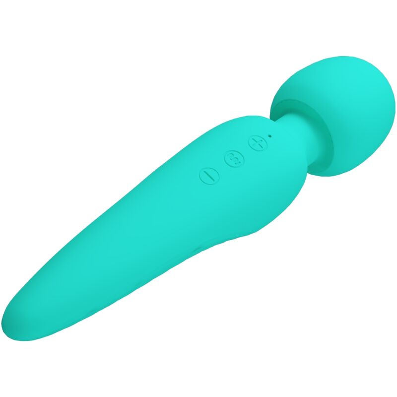PRETTY LOVE - MEREDITH MASSAGER 12 VIBRATION MODES AQUA GREEN - NOCTURNA DESIRES