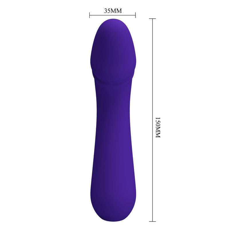 PRETTY LOVE - CETUS RECHARGEABLE VIBRATOR PURPLE - NOCTURNA DESIRES