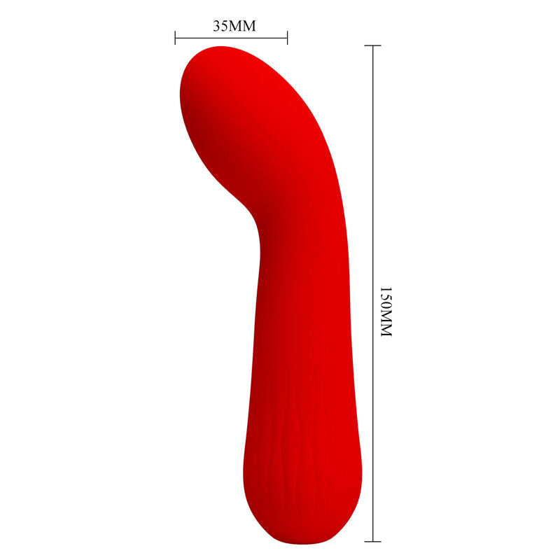 PRETTY LOVE - FAUN RECHARGEABLE VIBRATOR RED - NOCTURNA DESIRES