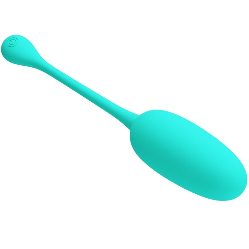 PRETTY LOVE - KNUCKER WATER GREEN RECHARGEABLE VIBRATING EGG - NOCTURNA DESIRES