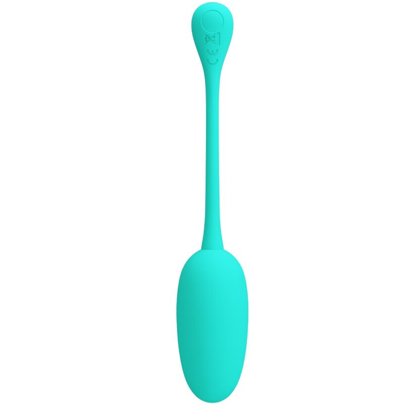 PRETTY LOVE - KNUCKER WATER GREEN RECHARGEABLE VIBRATING EGG - NOCTURNA DESIRES