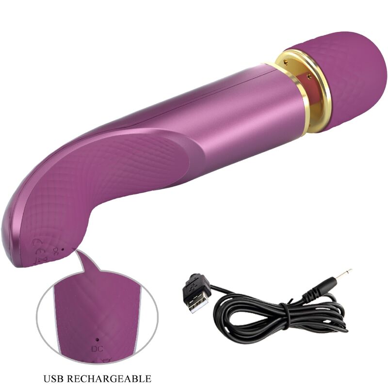 PRETTY LOVE - MASSAGER 7 VIBRATION MODES PURPLE - NOCTURNA DESIRES