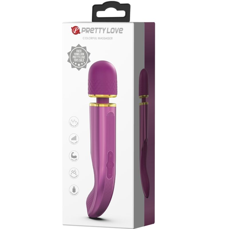 PRETTY LOVE - MASSAGER 7 VIBRATION MODES PURPLE - NOCTURNA DESIRES
