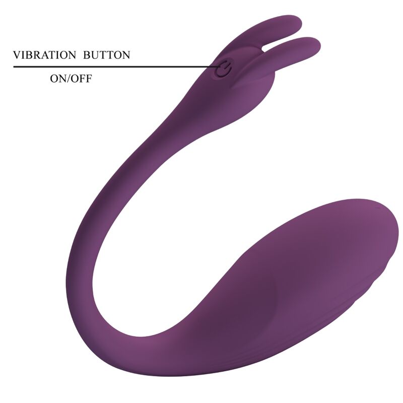 PRETTY LOVE - CATALINA VIBRATOR APP REMOTE CONTROL PURPLE - NOCTURNA DESIRES