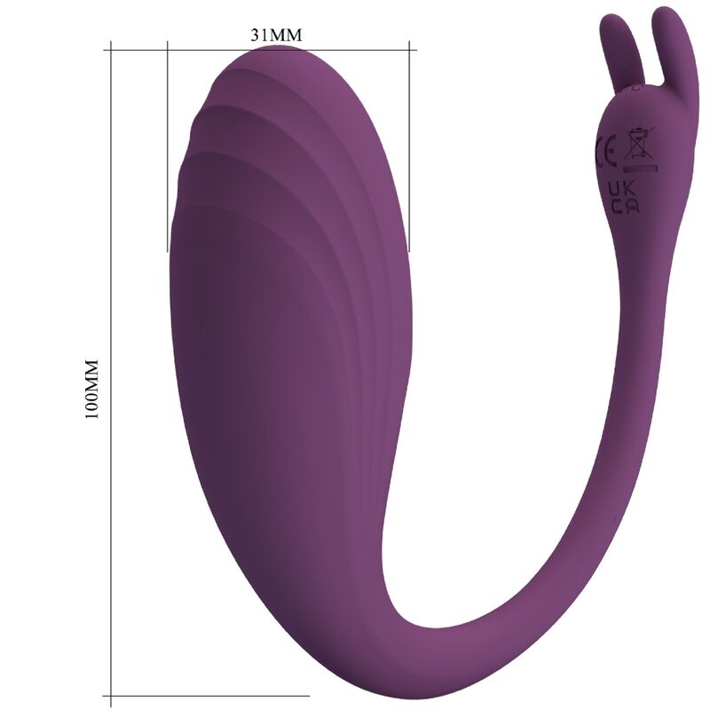 PRETTY LOVE - CATALINA VIBRATOR APP REMOTE CONTROL PURPLE - NOCTURNA DESIRES