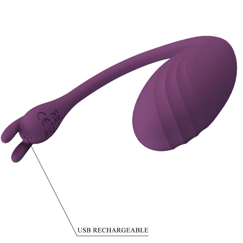 PRETTY LOVE - CATALINA VIBRATOR APP REMOTE CONTROL PURPLE - NOCTURNA DESIRES