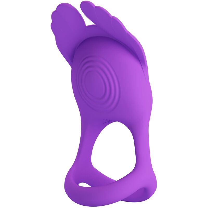 PRETTY LOVE - SILAS VIBRANT PENIS RING 7 VIBRATIONS PURPLE SILICONE - NOCTURNA DESIRES