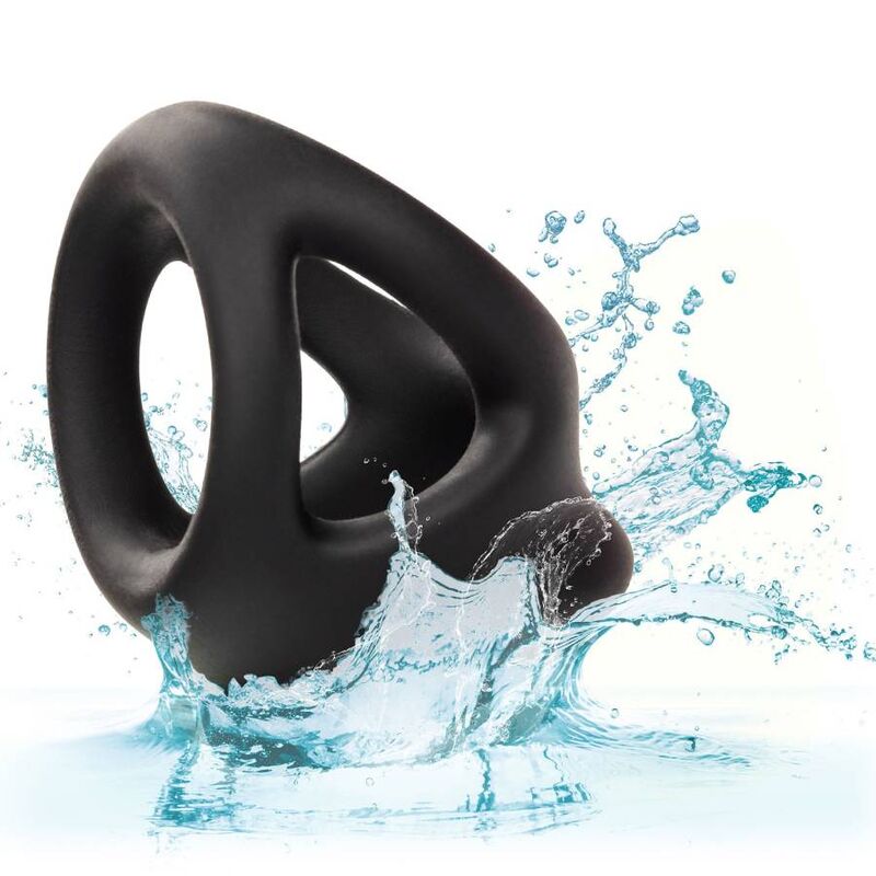 CALEXOTICS - ALPHA DUAL CAGE RING BLACK - NOCTURNA DESIRES