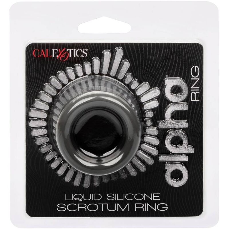 CALEXOTICS - ALPHA SCROTUM STRETCHING RING BLACK - NOCTURNA DESIRES