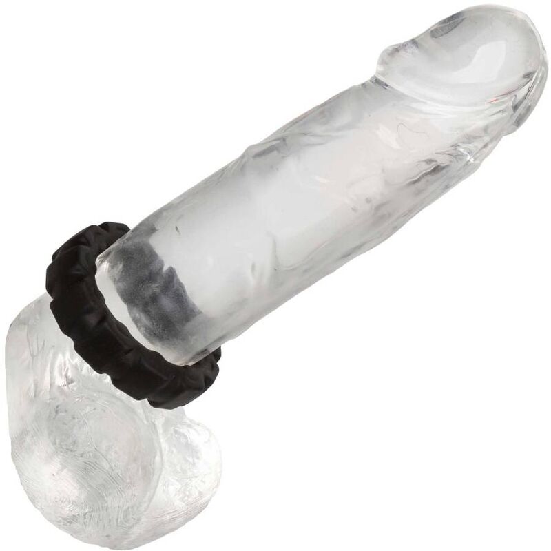 CALEXOTICS - ALPHA PROLONG TREAD RING BLACK - NOCTURNA DESIRES