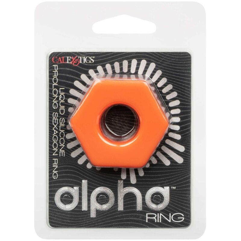 CALEXOTICS - ALPHA PROLONG SEXAGON RING ORANGE - NOCTURNA DESIRES