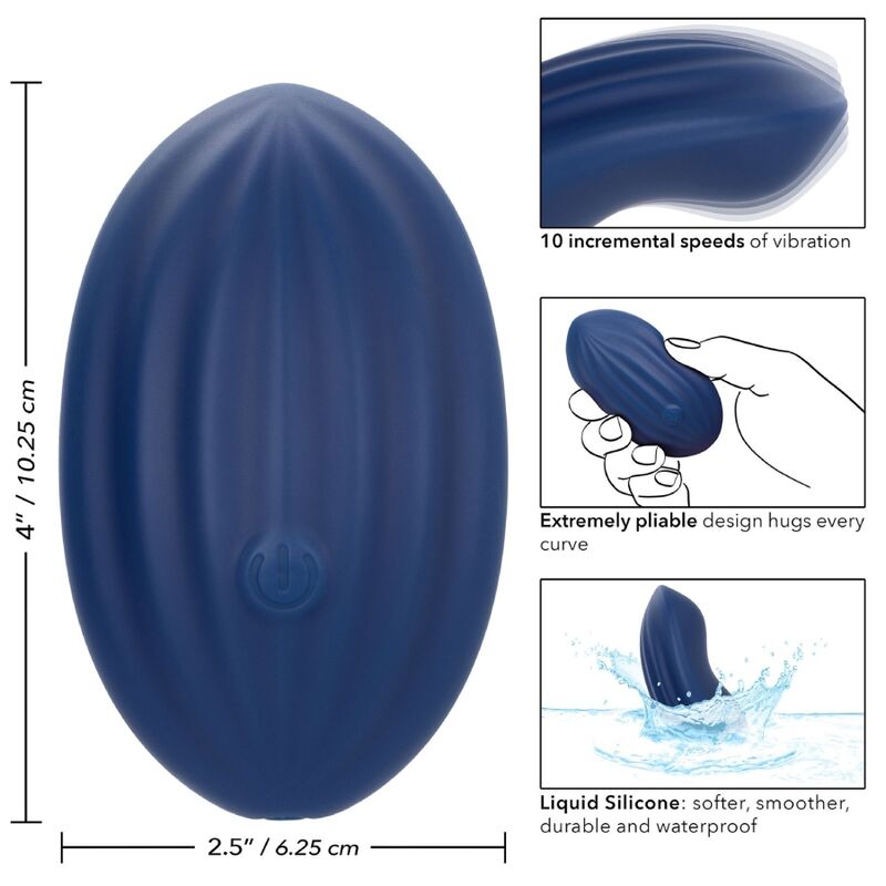 CALEXOTICS - CASHMERE VELVET CURVE BLUE - NOCTURNA DESIRES