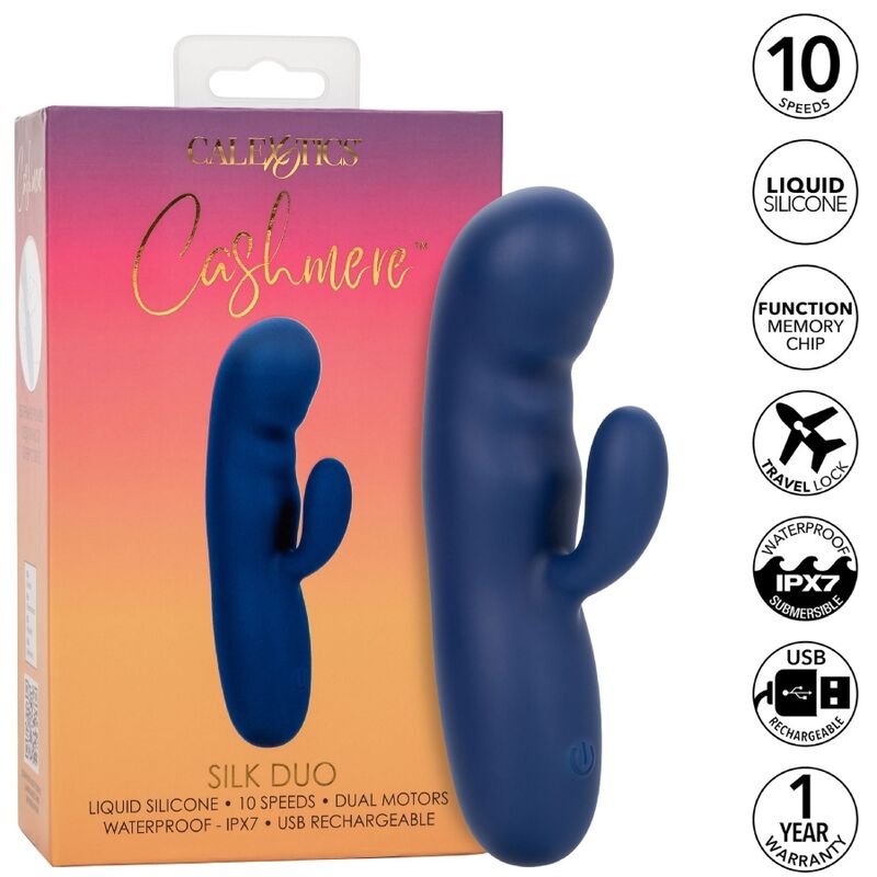 CALEXOTICS - CASHMERE SILK DUO BLUE - NOCTURNA DESIRES