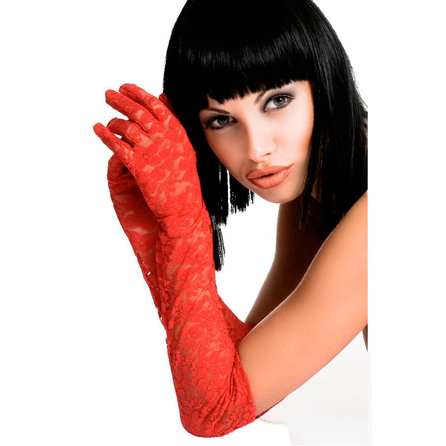CHILIROSE - CR 3071 GLOVES RED - NOCTURNA DESIRES