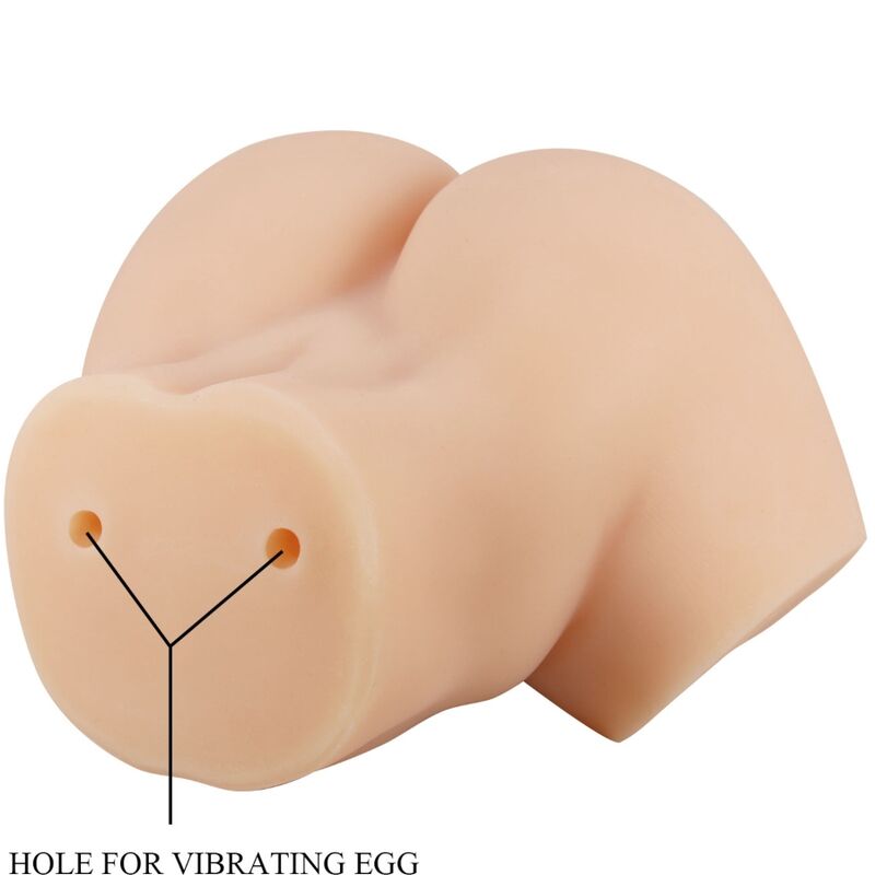CRAZY BULL - REALISTIC VAGINA AND ANUS HAILEY VIBRATOR - NOCTURNA DESIRES