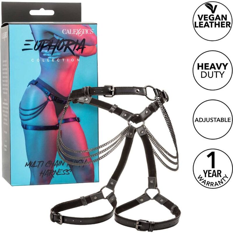 CALEXOTICS - EUPHORIA MULTI CHAIN THIGH HARNESS - NOCTURNA DESIRES
