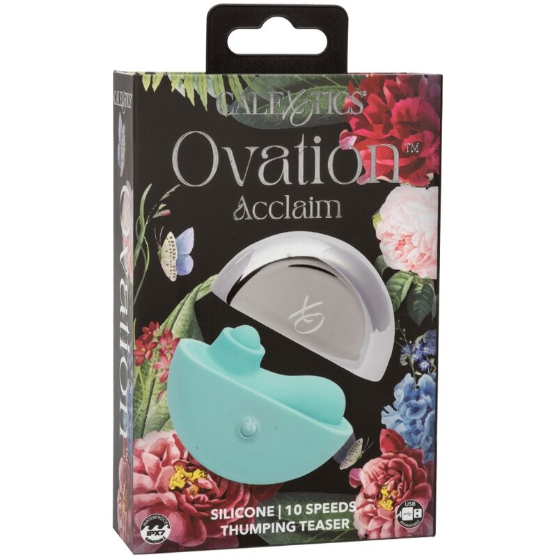 CALEXOTICS - OVATION ACCLAIM STIMULATOR AQUA GREEN - NOCTURNA DESIRES