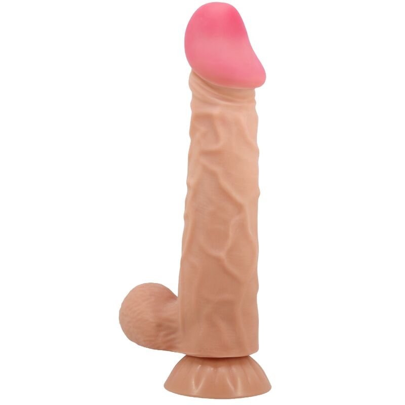 PRETTY LOVE - SLIDING SKIN SERIES REALISTIC DILDO WITH SLIDING SKIN SUCTION CUP 24 CM - NOCTURNA DESIRES