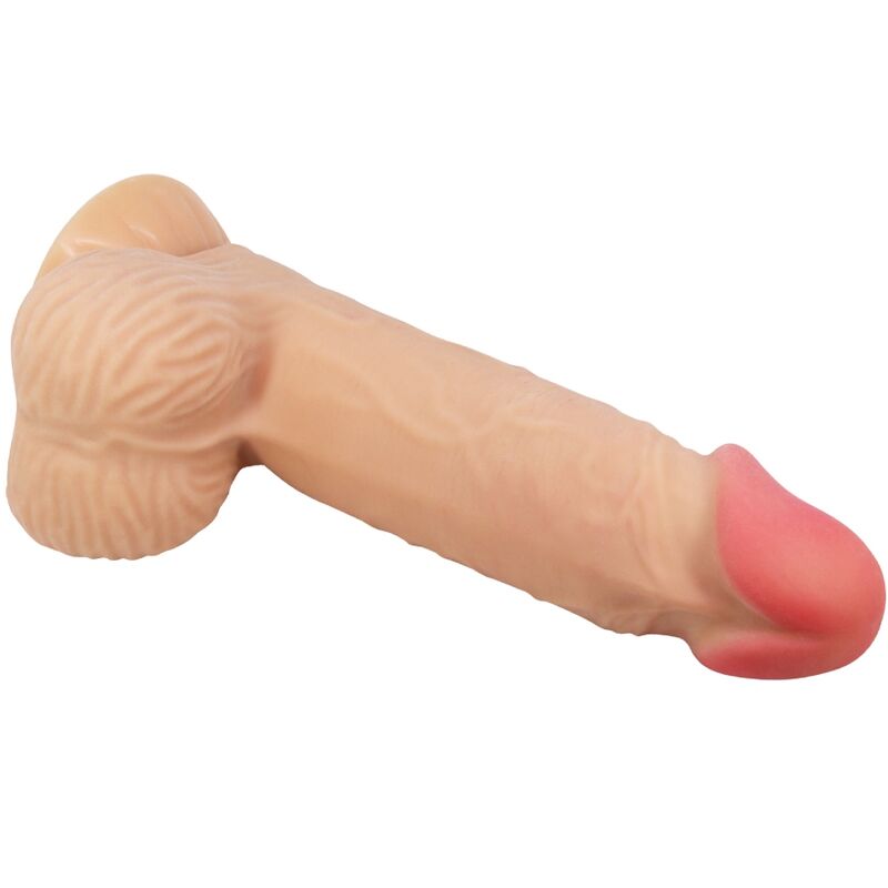 PRETTY LOVE - SLIDING SKIN SERIES REALISTIC DILDO WITH SLIDING SKIN SUCTION CUP 20.6 CM - NOCTURNA DESIRES