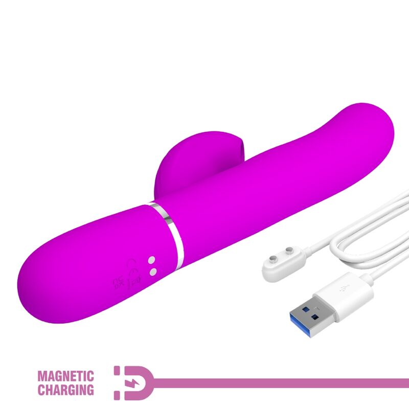 PRETTY LOVE - PERLITA MULTIFUNCTION 3 IN 1 G-SPOT VIBRATOR VIOLET - NOCTURNA DESIRES