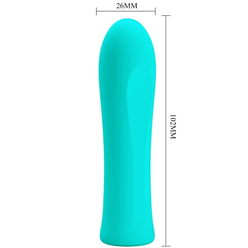 PRETTY LOVE - ALFREDA SUPER POWER VIBRATOR AQUA GREEN - NOCTURNA DESIRES